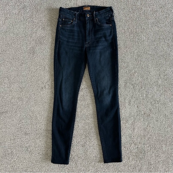 Mother High Waisted Looker Skinny Jeans In Coffee Tea Or Me Size 26 - Picture 1 of 11